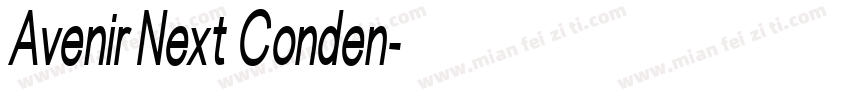Avenir Next Conden字体转换